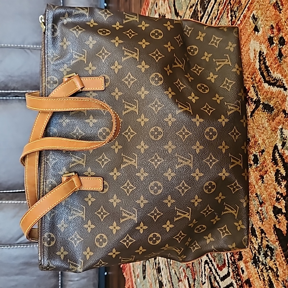 AUTHENTIC Vintage LV Monogram Cabas Mezzo Tote